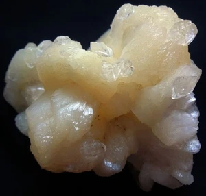 STUNNING CALCITE CRYSTALS ON STILBITE BOWS FORMATION BASE MINERALS SPECIMENS - Picture 1 of 5