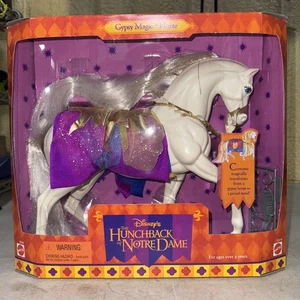 1995 Disney 's Il Gobbo di Notre Dame Gypsy Magic Horse bambola figura nuova con scatola - Foto 1 di 3