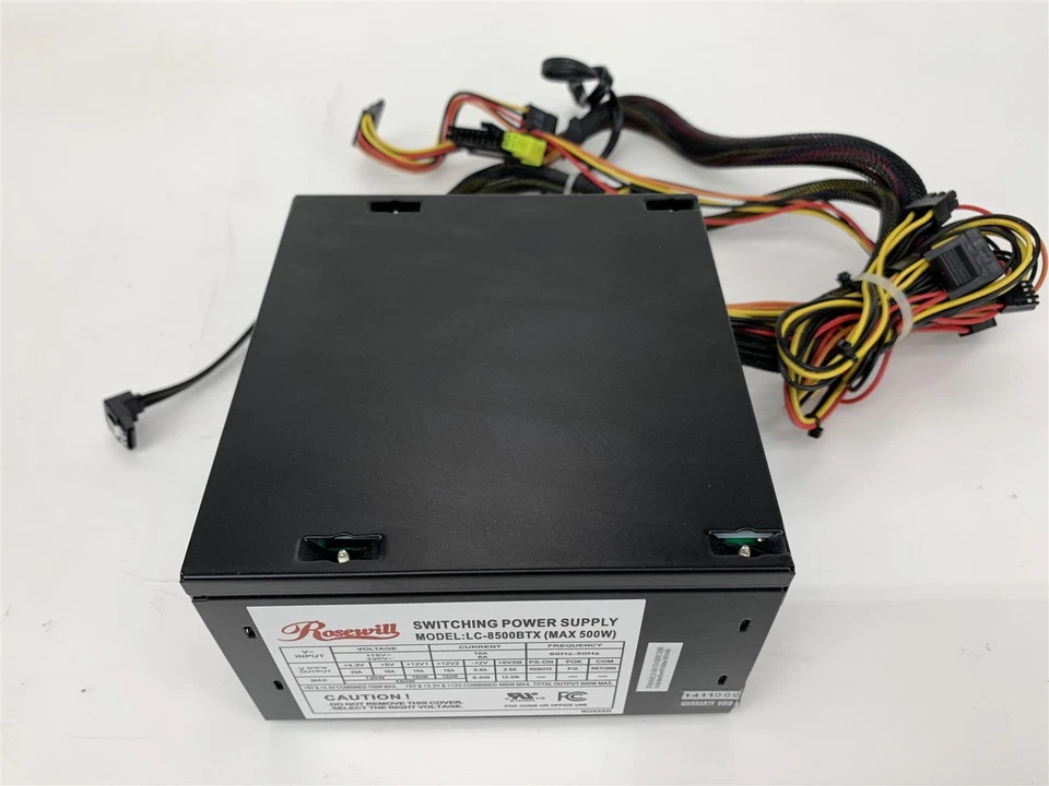 Rosewill Switching Power Supply 500W LC-8500BTX - Image 1 of 4