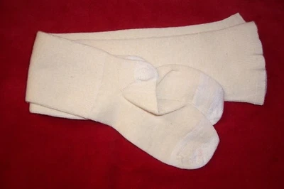 Vintage 1930's 1940's Infant/small child's Wool Long Hose Stockings - Image 1 of 4