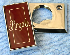 1980's Oldsmobile Royale Swinging Trunk Lock Emblem Cover, Never Used, UNKNOWN! - Picture 1 of 11