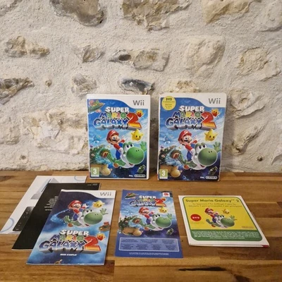 SUPER MARIO GALAXY 2 - JEU NINTENDO WII COFFRET COMPLET CIB - PAL FR TBE 2010 - Immagine 1 di 4
