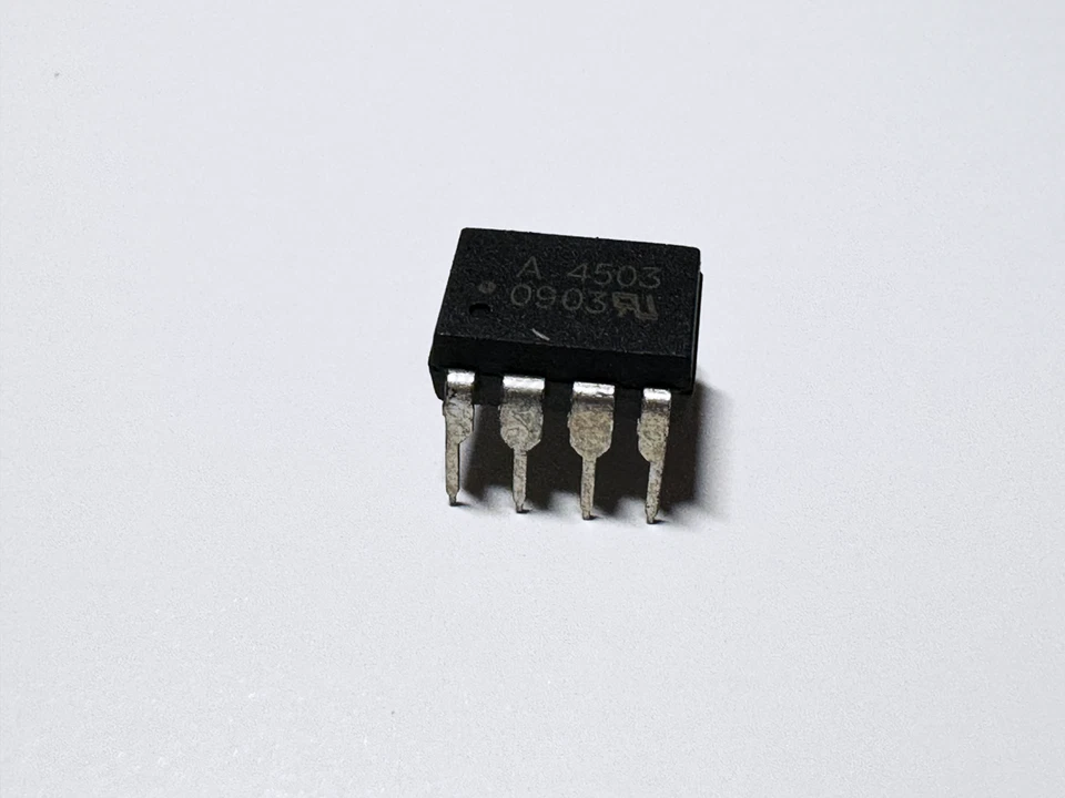5X HCPL-4503 A4503 Agilent Single Channel High Speed Optocoupler 1 MBd TTL DIP-8 - Image 1 of 2