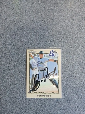 Ben Petrick Signed In Person 1998 Team Best Minor League Rc A8 - Image 1 of 4