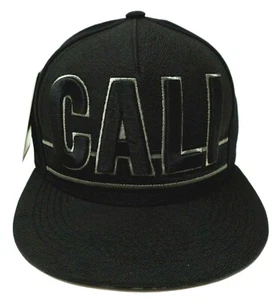 CALI Snapback Cap Hat CA California Republic OSFM Black NWT - Picture 1 of 7