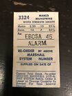 Marco ALARM Mainspring #3324 for Ebosa caliber 45 Travel Clock - Steel