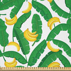 Nature Fabric by yard satin Banana Art