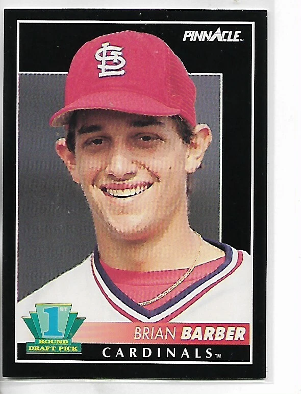 1992 Pinnacle Series 1 Brian Barber Draft Pick Card # 298 - Image 1 of 1