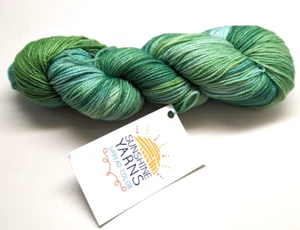 Hilo de calcetín clásico Sunshine Yarns 100 % Superwash Merino/370 yardas Lucky - Imagen 1 de 2