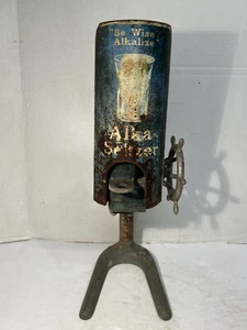 Vintage Alka Seltzer Pharmacy Drug Store Soda Fountain Grinder Dispenser Machine - Picture 1 of 9