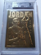 1995 Upper Deck Michael Jordan 23KT GOLD CARD Bleachers - BGS 9 (POP 11)