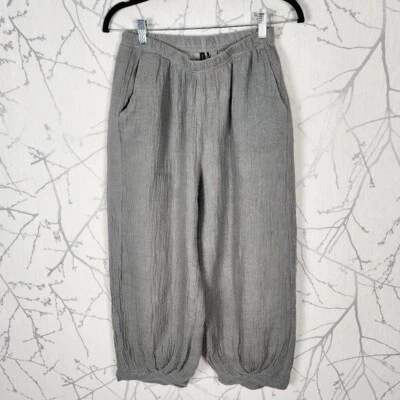 Pantalones Stella Carakasi de gasa arrugada 100 % cáñamo | Para mujer M Foto 1 de 4