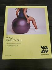 All in Motion- Stability Ball, 65CM, Purple Brand New