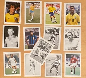 BRAZIL SOCCER LEGENDS Rare LOT X13 Didi Santos Zico Romario Garincha - Picture 1 of 1