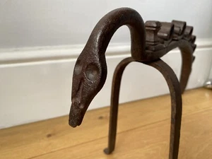Rare Antique 18th Century Hand Forged Catalonian Fire Dragon - Picture 1 of 12