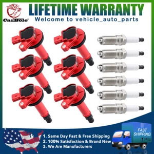 6 Spark Plugs and Ignition Coil Packs UF553 For Ford Edge Explorer F150 3.5L V6 - Picture 1 of 16