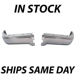 NEW Chrome Steel Rear Bumper Face Bar Ends 2-Piece Set for 2009-2014 Ford F150 - Bild 1 von 9