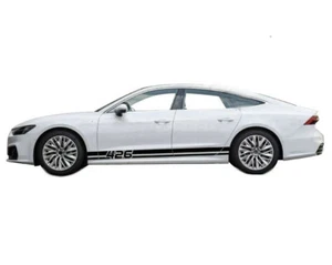 2 PCS Car Side Skirt Sticker for Audi A3 A5 A7 426 Graphics Vinyl Racing Stripes - Picture 1 of 7