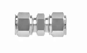 1/4" OD Tube Compression Union Fitting 316s SSP Griplok ISSD4U - Picture 1 of 2