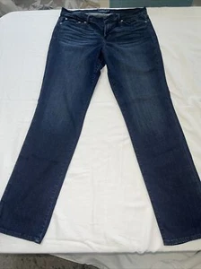 Lucky Brand Jeans Womens 12/31R Dark Wash-Distressed Sweet’N Straight Stretch - Picture 1 of 6