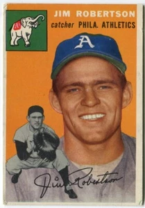 Tarjeta de novato 1954 Topps #149 Jim Robertson Philadelphia Athletics - Imagen 1 de 2