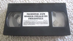 Monster Jam World Finals 3 (Las Vegas, NV): Freestyle (VHS; CCE) (Tape Only) - Picture 1 of 6
