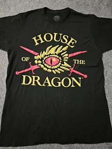 Game Of Thrones House Of The Dragon Black T Shirt Size M - Picture 1 of 6