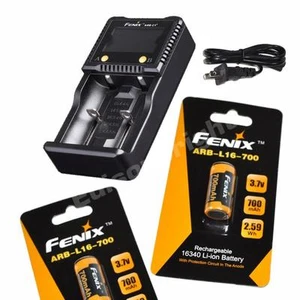 Fenix ARE-C1+ Plus dual channel battery charger w/ 2 X 16340 (RCR123A) - Picture 1 of 9