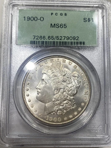 1900-O $1 PCGS MS-65 OGH Morgan Silver Dollar Cover
