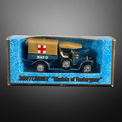 MATCHBOX LESNEY YESTERYEAR Y13 1918 CROSSLEY RAF TENDER NOS - Image 1 of 4