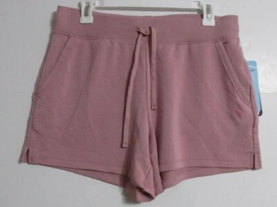 女士斯凯奇服装法国毛圈针织超软度假 4 英寸短裤粉色 — 第 1/4 张图片