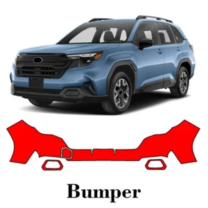 Front bumper PreCut PPF Paint Protection Film For Subaru Forester 2025 - Picture 1 of 7