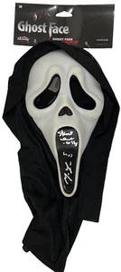 Máscara facial fantasma firmada por Matthew Lillard Skeet Ulrich grito autógrafo Beckett - Imagen 1 de 5