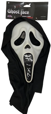 Matthew Lillard Skeet Ulrich Signed Ghost Face Mask Scream Autograph Beckett - Image 1 of 4
