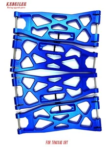 KEBEILEE CNC #7075Aluminum lower arms for TRAXXAS XRT 1/6 Blue - Picture 1 of 2