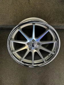 19" CONCEPT ONE CS10 19x9.5 5X4.5 35MM MATTE SILVER  Wheel Rim - Picture 1 of 2