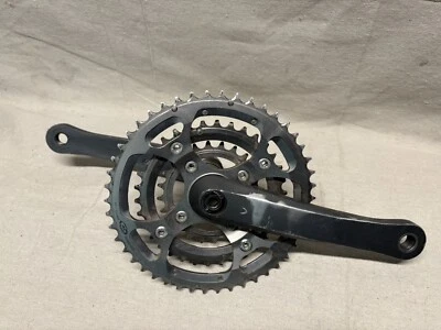 Pedivela Shimano XTR FC-M951 175mm usada 9spd 44-32-22 Euro BB externa L@@K - Imagem 1 de 4