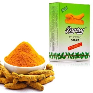 Indian Pyary Turmeric Soap Turmeric 75g صابون الكركم - Picture 1 of 11