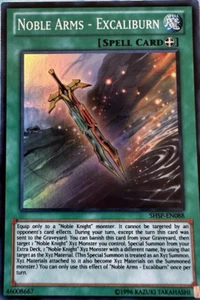 Noble Arms - Excaliburn - Super Rare - SHSP-EN088 Unlimited Ed. YuGiOh TCG Card - Picture 1 of 1