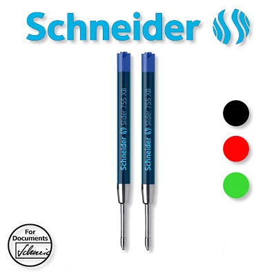 Schneider Slider Rave 755 XB Mine Ersatzmine Kugelschreiber Großraum 2 Stück