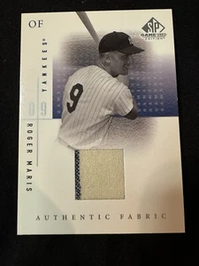 Roger Maris 2001 Upper Deck SP Game Used Authentic Fabric Jersey # RM Nadelstreifen - Bild 1 von 2