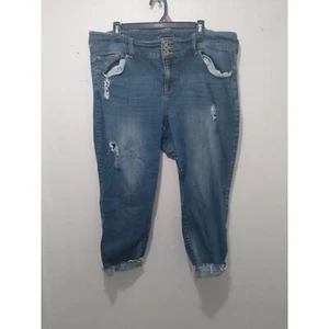 Torrid Premium Jeans Size 20 Distressed - Picture 1 of 3