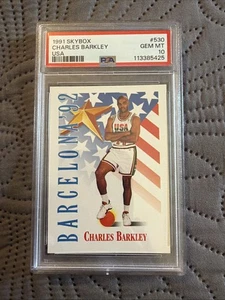 Skybox 1991 Estados Unidos #530 Charles Barkley PSA 10 - Imagen 1 de 3