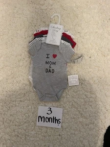 3 Months Size Bodysuits 5 Pack Brand New With Tags - Picture 1 of 5