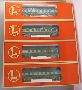 LIONEL "O" 6-15500,1,2,3 19" CARS from 2003 "CRESCENT LIMITED" set. NEVER RUN! - Picture 1 of 8