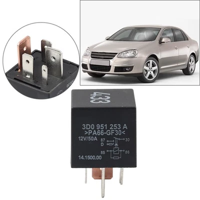 12V #433 Starter Relay For Volkswagen Golf Jetta Passat For Audi A3 3D0951253A - Image 1 of 4