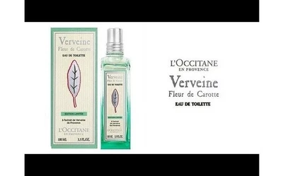 L'occitane VERVEINE FLEUR DE CAROTTE Unisex Limited Edition EDT 3.3oz Spray NIB - Image 1 of 2