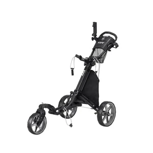 3 Wheel 360 Rotating Front Wheel Foldable/Collapsible Golf Push Cart with Foo... - Picture 1 of 9