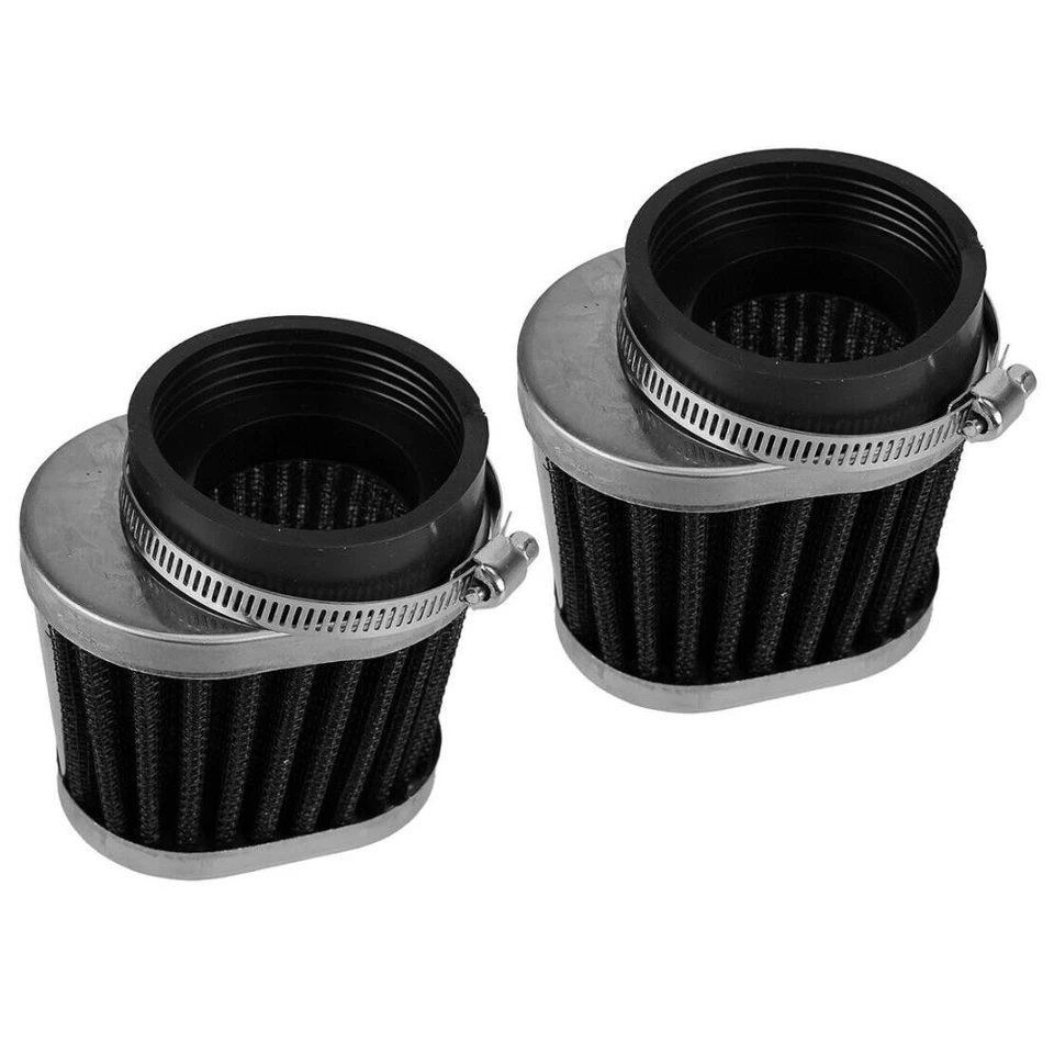 4x 54mm Air Filter Pod Fit For Honda CB650 CB750K CB900F Kawasaki KZ1000P - Изображение 1 из 4