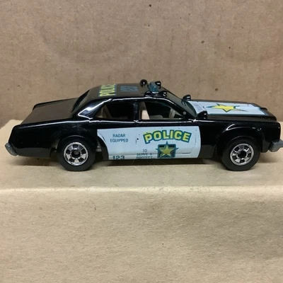 De colección 1977 Hot Wheels Police #123 Yellow Star Blackwalls Diecast Malasia 1/64 Foto 1 de 4